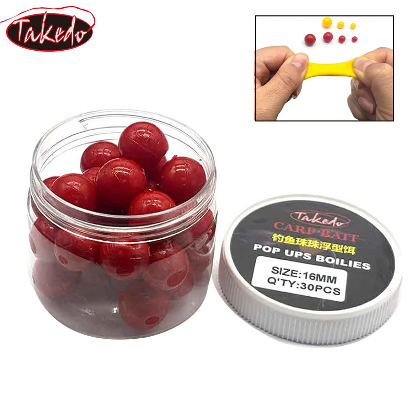 Takedo Boilies Pop Up flotantes maíz y arándano para carpa