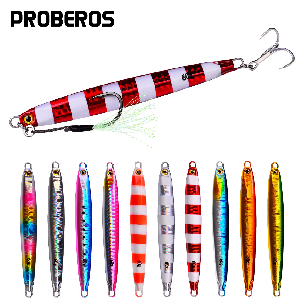 Jig Metálico Proberos – Cuchara Hundible para Trolling 10-80g - imagen 5