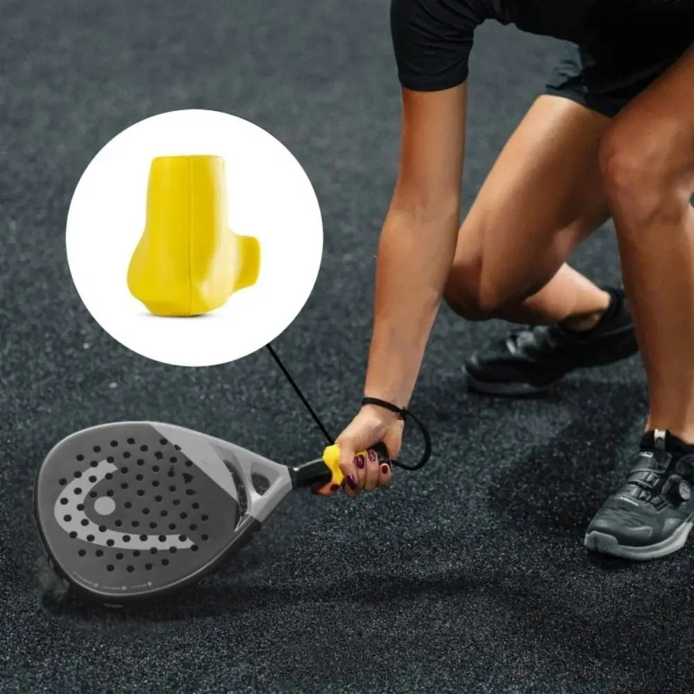 Agarre antideslizante raqueta tenis elástico cómodo, fácil instalación - imagen 4