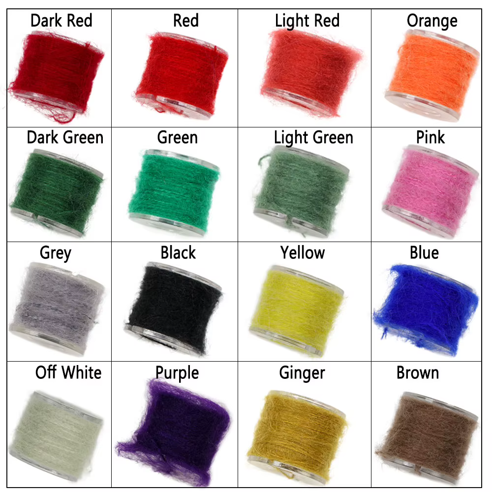 Bimoo Hilo Mohair Sintético para Atado de Moscas y Ninfas - imagen 2