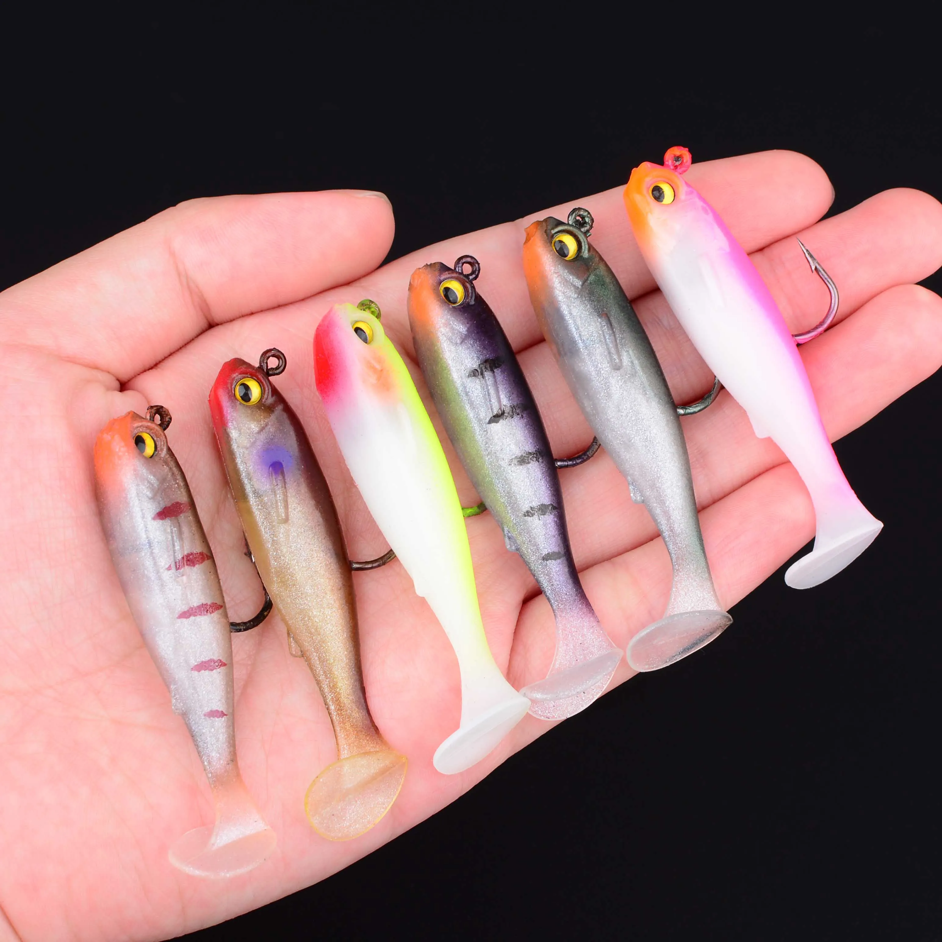 Señuelos de vinilo con natación para lubina – agua salada y dulce - imagen 3