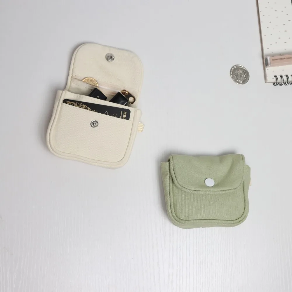 Bolsa para auriculares mini monedero portátil de algodón sólido - imagen 2