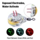 Mini señuelos LED con luz nocturna forma ojo – pesca salada - imagen 3