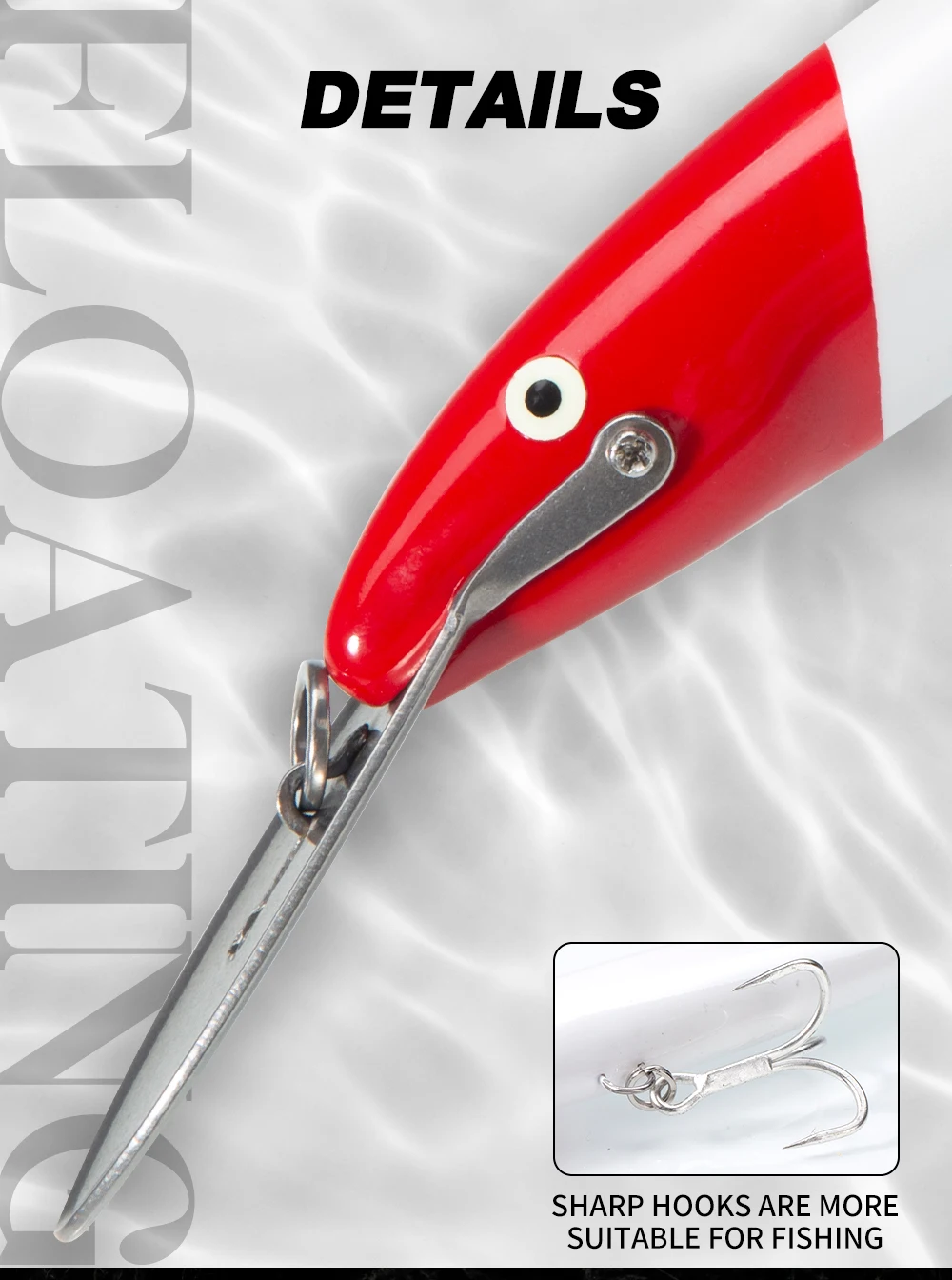 Señuelo con acción de natación
