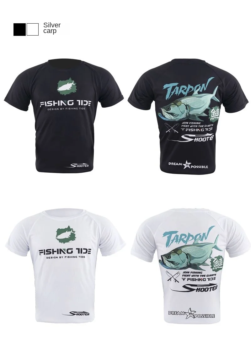 Traje de pesca con protección solar para hombre en uso
