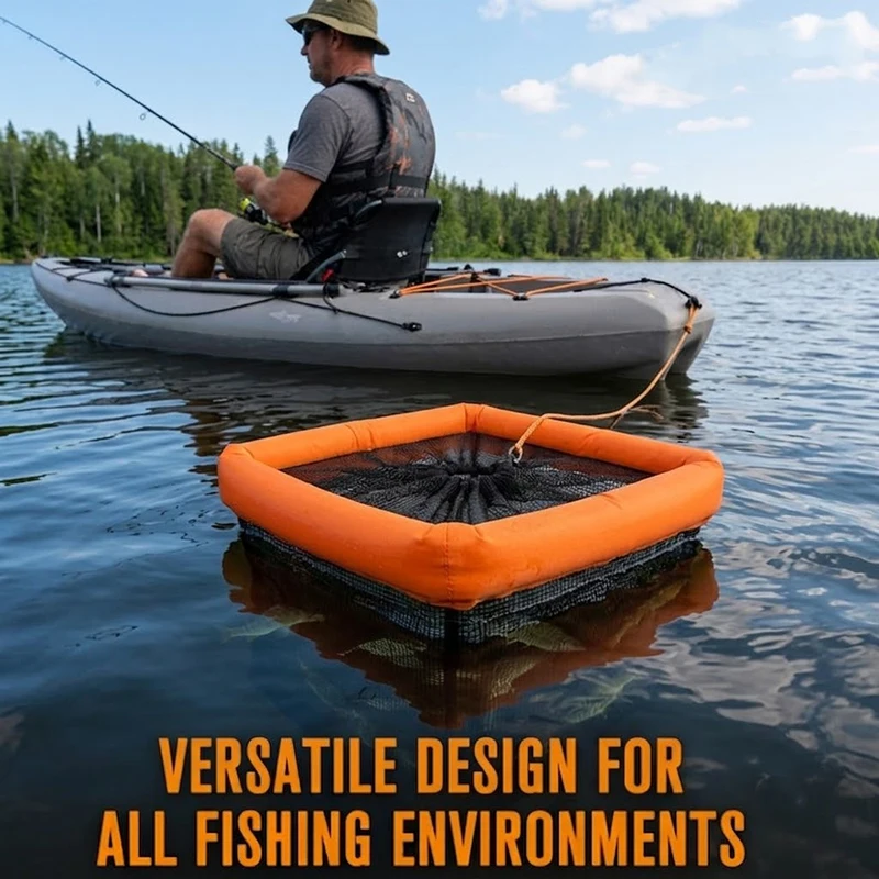 Cesta flotante para peces vivos – Red de secado rápido carpas