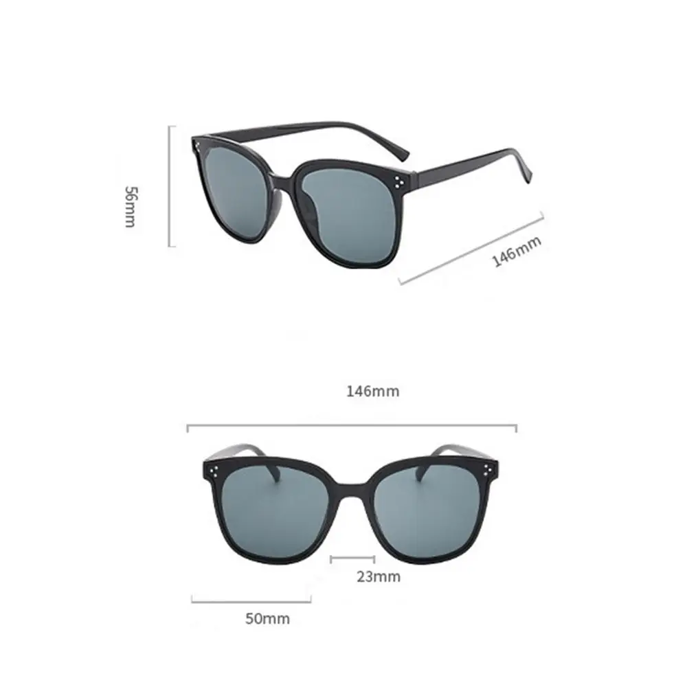 Gafas de sol unisex con marco cuadrado y protección UV400