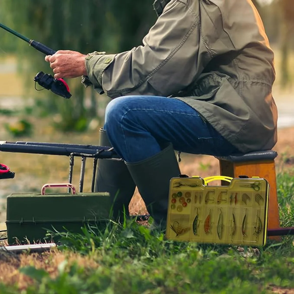 Kit completo de pesca con todos los accesorios