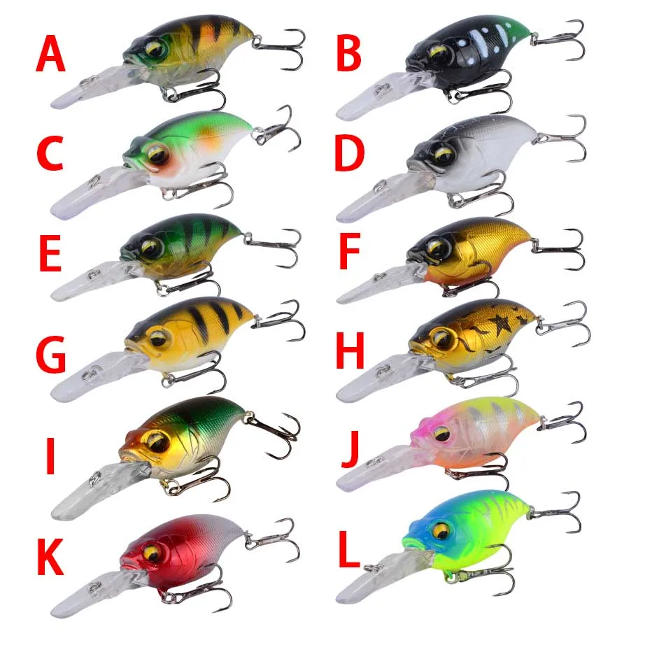 Señuelo crankbait en varios colores