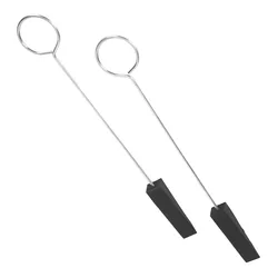 Silenciadores para piano de goma y metal, acabado negro