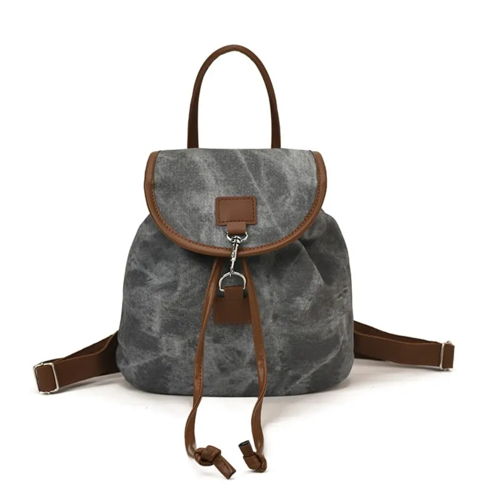 Mochila casual de piel PU para mujer estilo retro americano, versátil - imagen 5