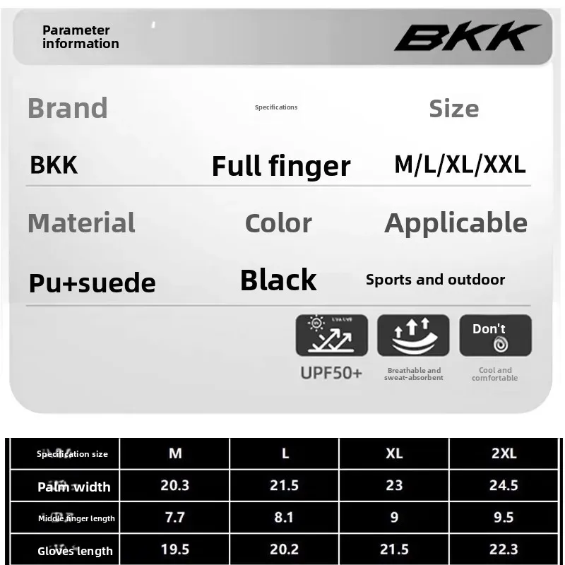 Guantes de pesca BKK antideslizantes medio dedo, transpirables - imagen 3