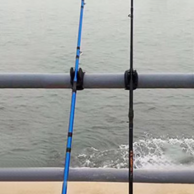 Soporte U portátil para caña de pescar TPE alimentador pesca - imagen 4