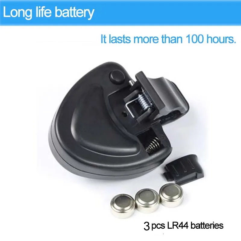 Alarma de picada para caña con LED y clip, alta sensibilidad nocturna - imagen 3