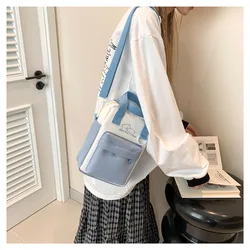Bolso bandolera transparente para chicas, moderno y casual