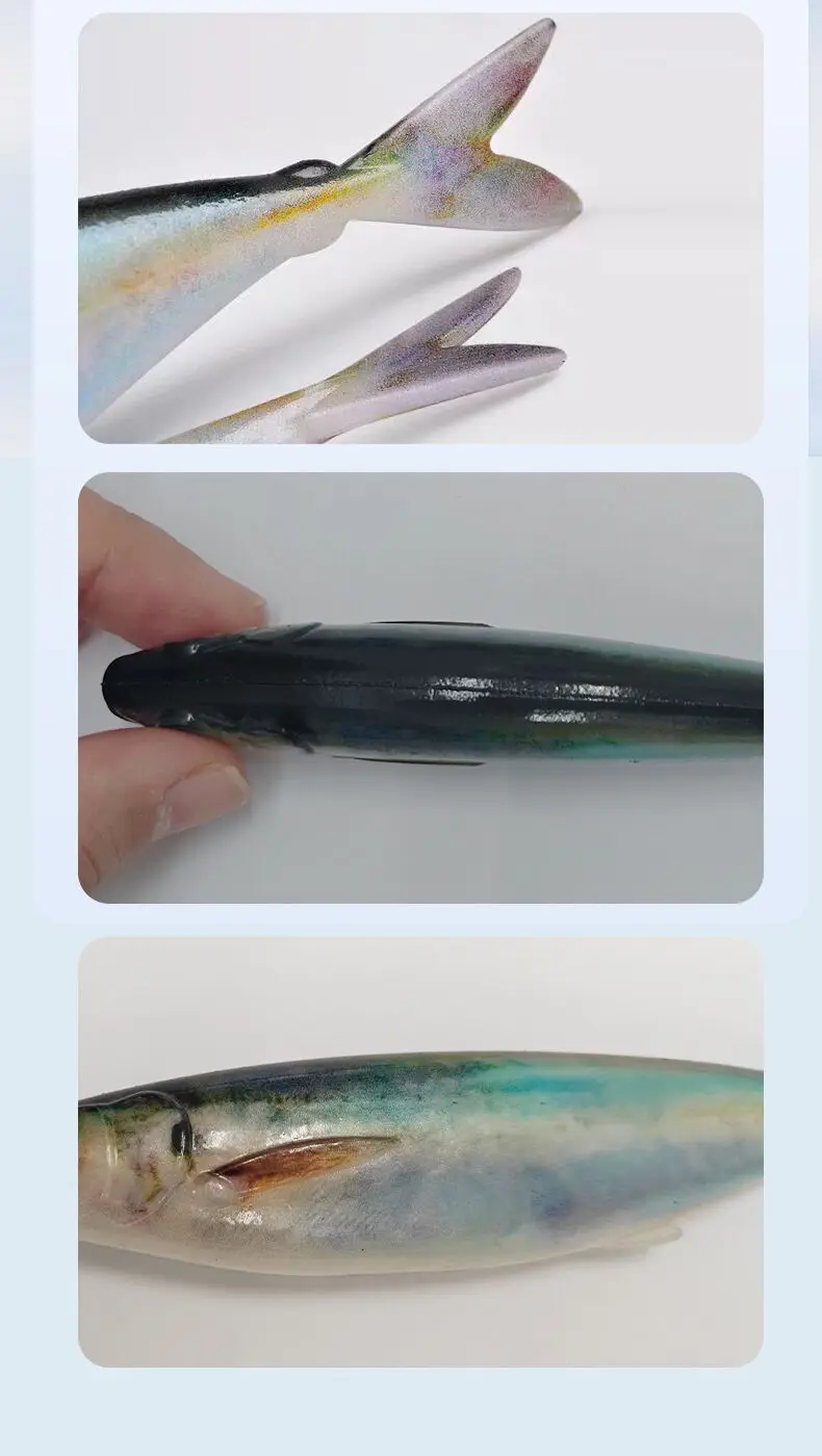 Acción de natación del worm para pesca de lucio y zander