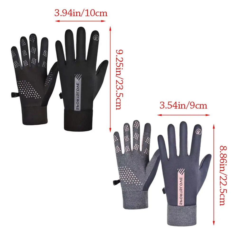 Guantes térmicos USB con panel táctil y ajuste de cremallera