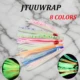 JTUUWRAP señuelo de calamar luminoso en forma de aguja rojo blanco verde - imagen 2