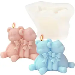 Molde silicona oso enamorado para vinilo, resina y cebo