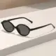 Gafas de sol redondas pequeñas con montura ligera y UV400 de viaje