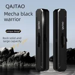 QAJTAO Caja de pesca rígida flotante con diseño carbono y herramientas