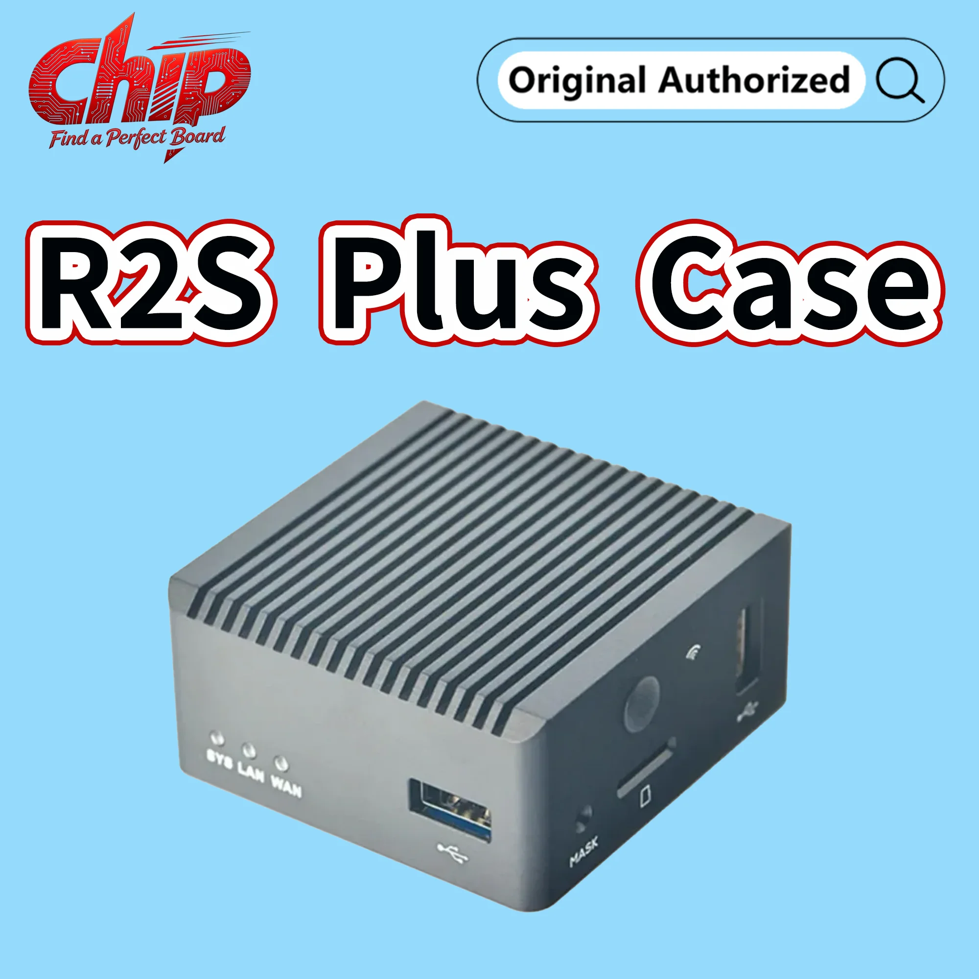 Caja para placa de desarrollo NanoPi R2S Plus