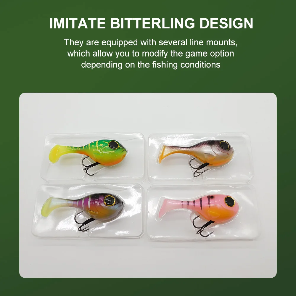 ESFISHING 22023 Swimbait pececito – Señuelo blando para lubina - imagen 3