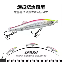 Crankbait Minnow de Lanzamiento Largo para Lucio, Lubina y Trucha