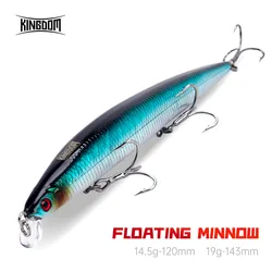 Swimbait flotante Kingdom 120mm agua salada