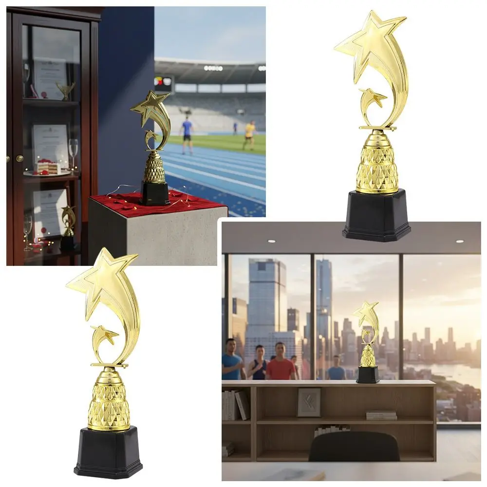 Trofeo Estrella pesca deportiva con base negra y copa creativa - imagen 4