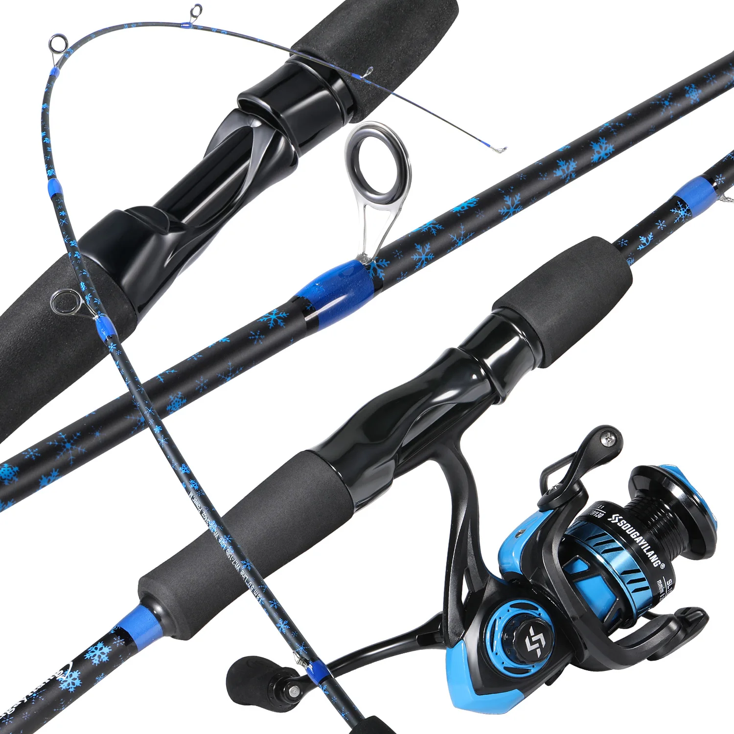 Carrete de spinning Sougayilang 5.2:1