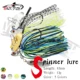 WALK FISH Wobbler señuelo giratorio Jighead sin enredos – lubina - imagen 5