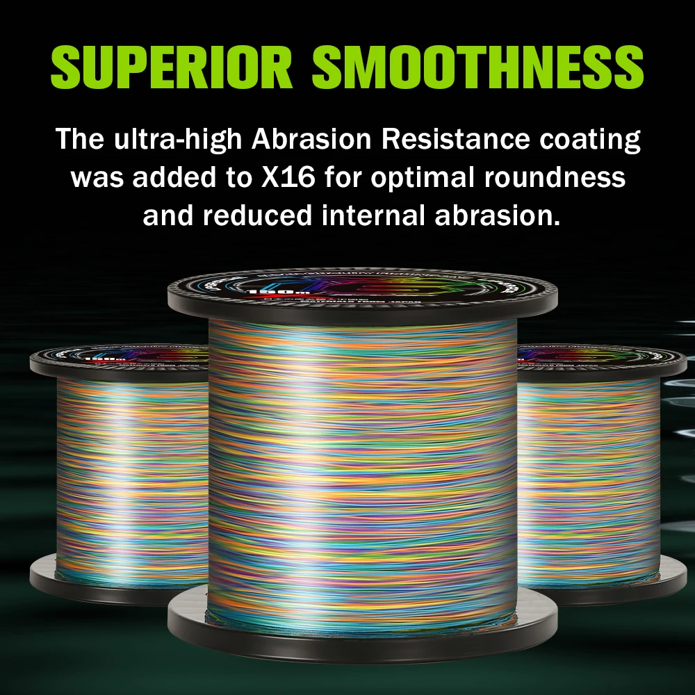 Longitudes disponibles 100M a 1000M