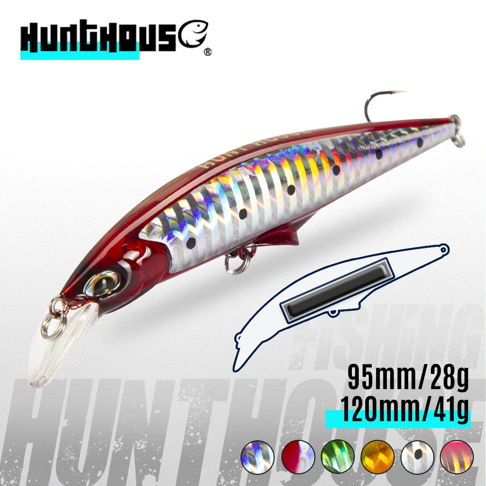 Hunthouse Wobbler Original – Señuelo slow sinking para lubina - imagen 2