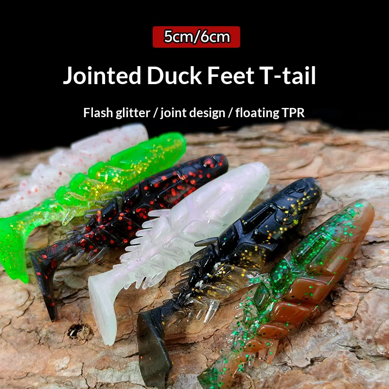 Señuelo Vinilo T-Tail Mukun para pesca en agua salada y dulce - imagen 2