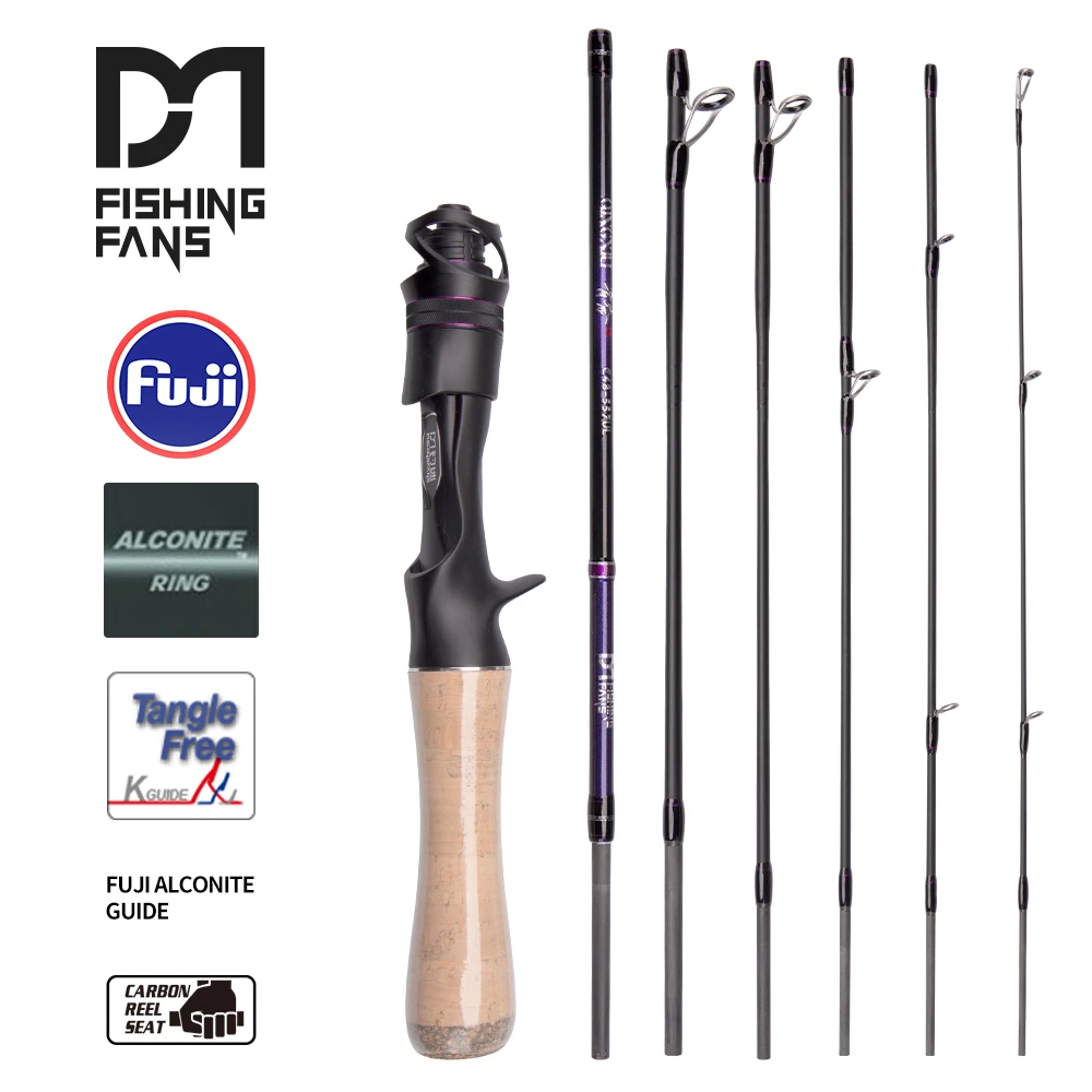 Caña flexible FUJI UL ML alconita FishingFans para viaje - imagen 3