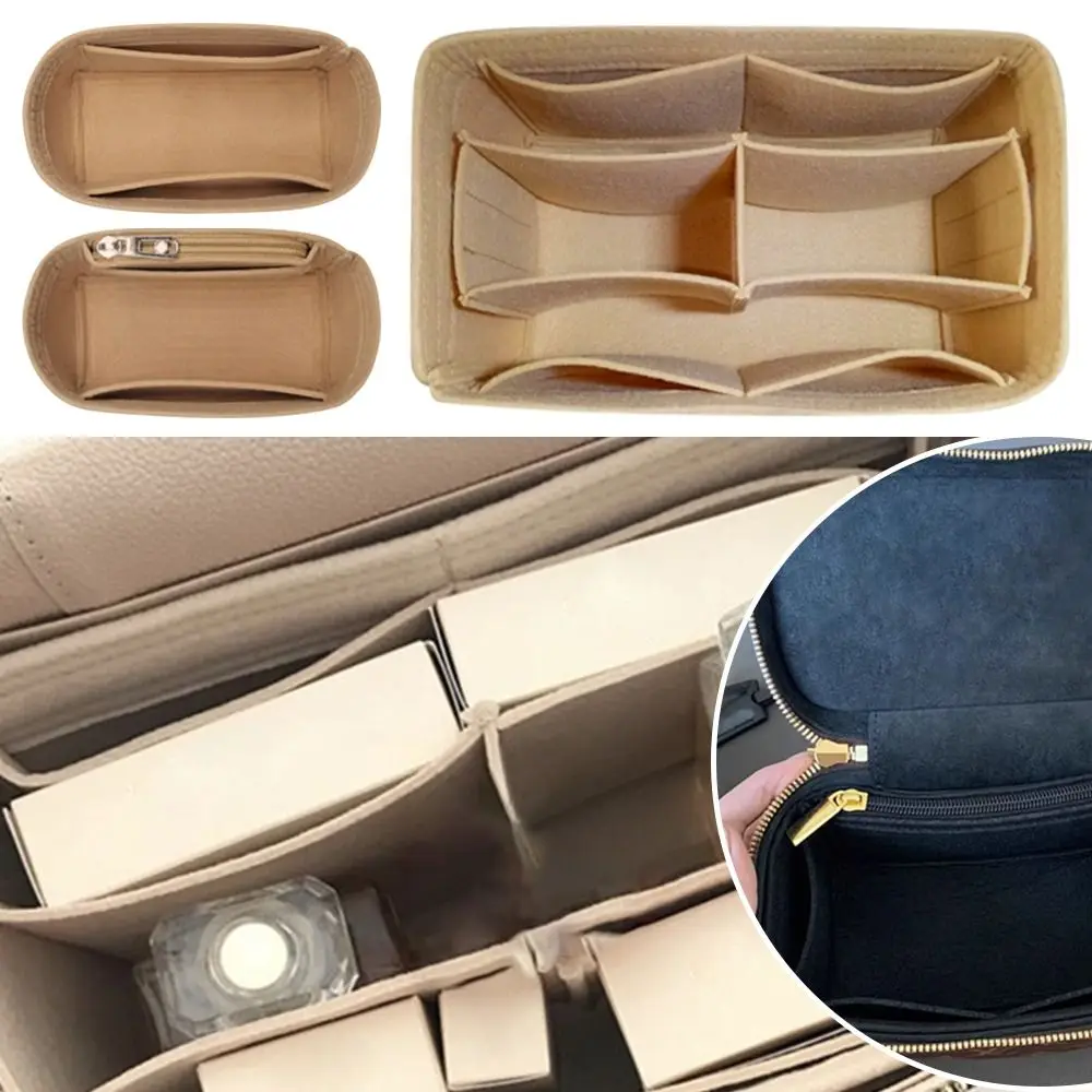 Bolsa organizadora LV Nice con forro de fieltro para Nano Mini BB - imagen 3
