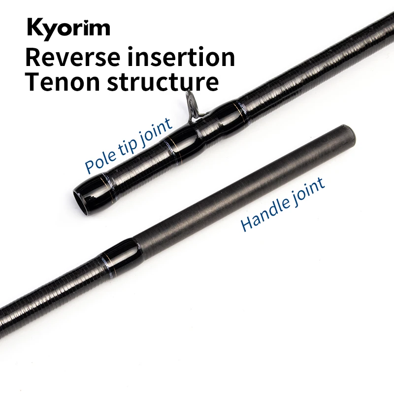 Caña Bass Kyorim BASS LURE de carbono Toray con portacarretes Fuji VSS - imagen 3