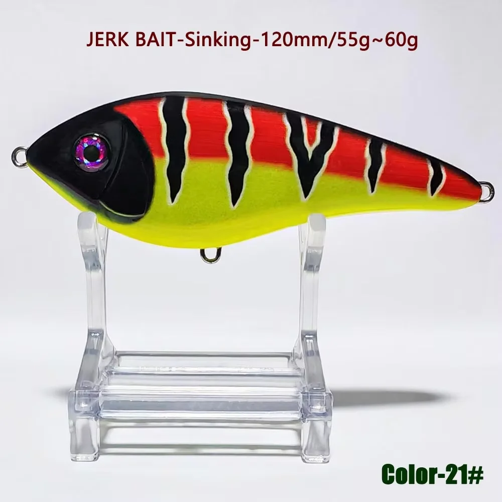 Jerkbait articulado de hundimiento lento para pesca de pececillo - imagen 5