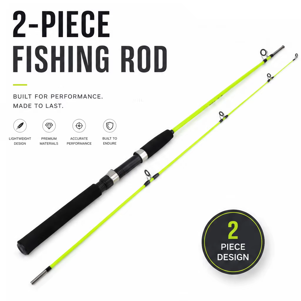 Kit Caña Spinning Telescópica 1,8 m con Carrete y Vinilos – Equipo Pesca - imagen 5