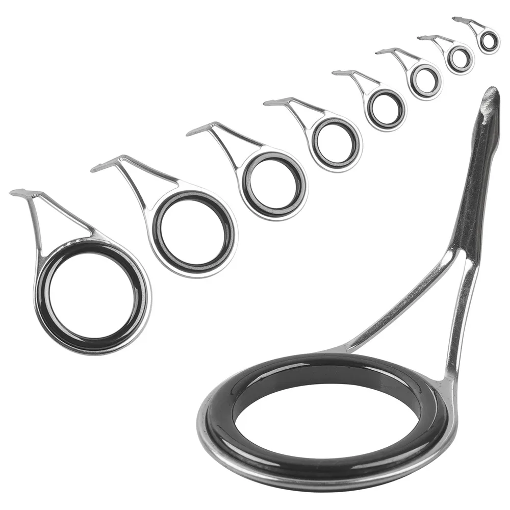 Kit reparación guías caña pescar anillos cerámica - imagen 3