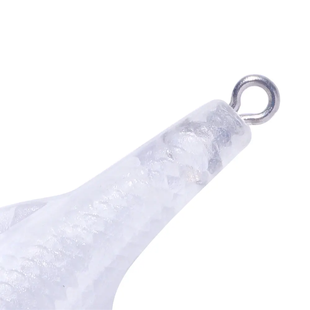 Señuelo minnow wobbler transparente en blanco, sin pintar, DIY - imagen 4