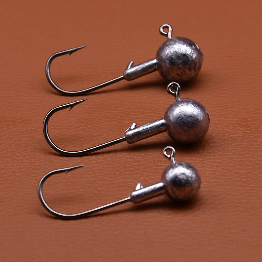 MrLurion Anzuelos Jig Head con púas – para vinilo jigging lubina - imagen 3
