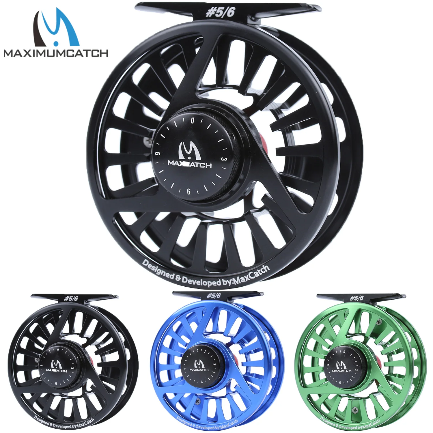 Carrete pesca con mosca Maximumcatch AVID CNC con ajuste micro de freno - imagen 2