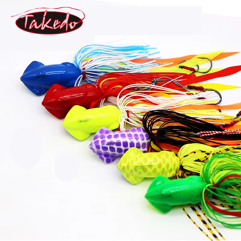 TAKEDO JGL01 Swimbait Cabeza de Pez 70G-80G – Metal y Goma - imagen 2