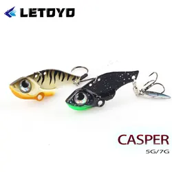 LETOYO Señuelo VIB de metal tipo cuchara para agua salada