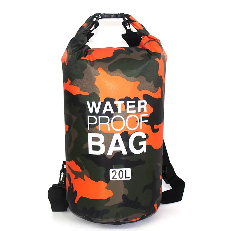 Bolsa impermeable de pesca camuflaje con gran capacidad exterior