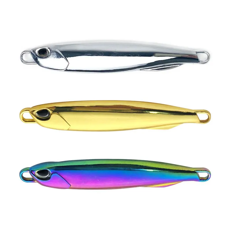 Jigs metálicos plateados de zinc estilo japonés para agua salada - imagen 5