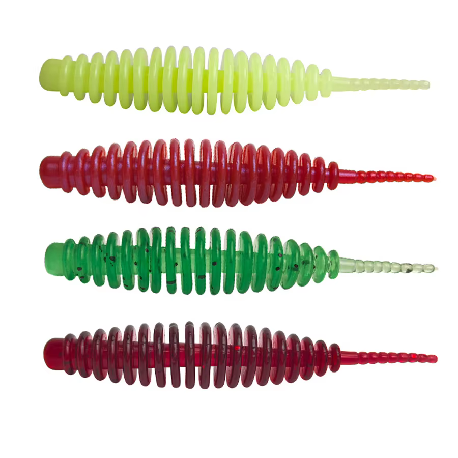 Vinilos Texas Rig y Drop Shot de 35 y 50 mm para pesca de black-bass