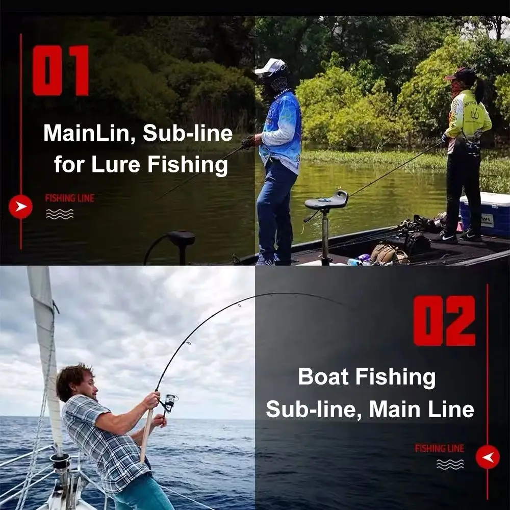 HISTAR Línea fluorocarbono KGS Superior para agua dulce/salada - imagen 4